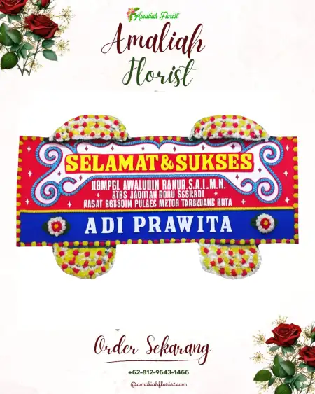 Papan Bunga Ucapan Selamat Mantrianom